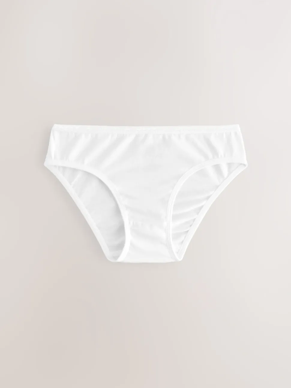 White Bikini Briefs 5 Pack (5-16yrs)