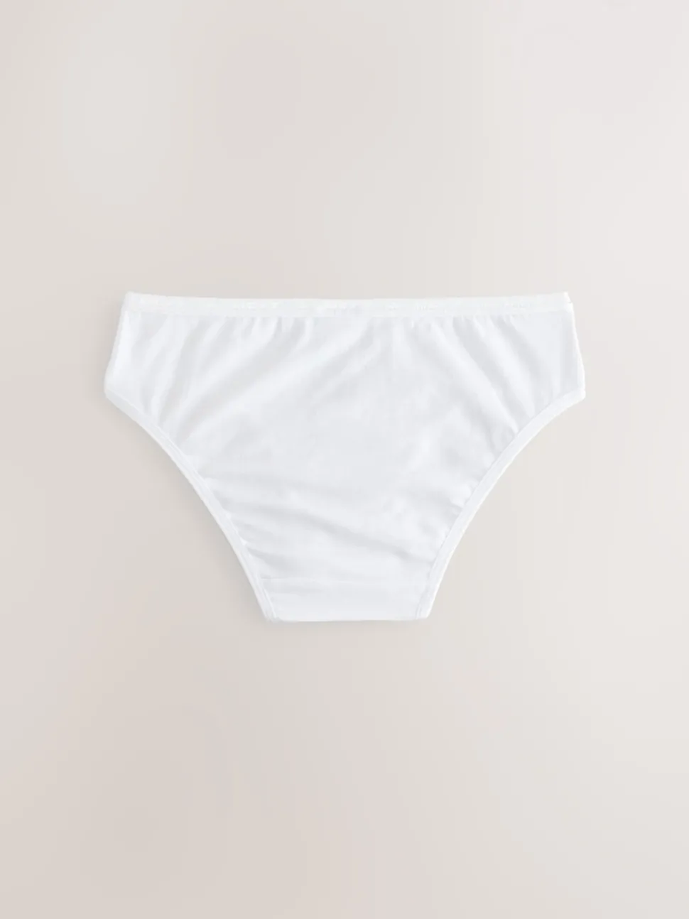 White Bikini Briefs 5 Pack (5-16yrs)