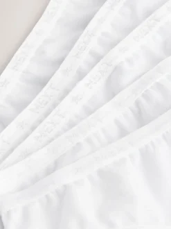 White Bikini Briefs 5 Pack (5-16yrs)