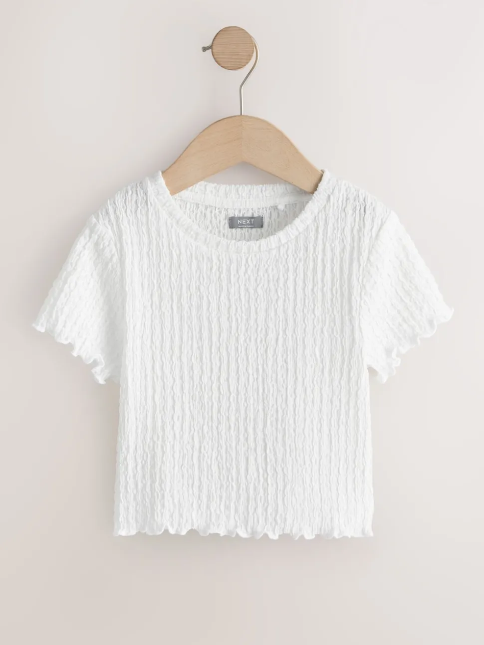 White/Black Textured Tops 2 Pack (3-16yrs)