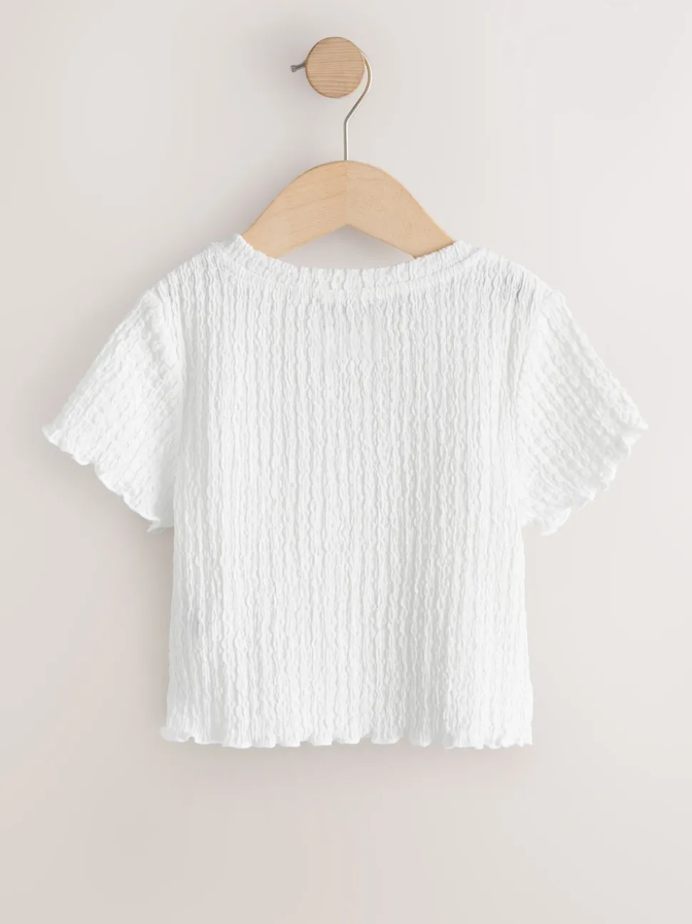 White/Black Textured Tops 2 Pack (3-16yrs)