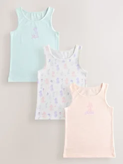 White/Blue Frozen Disney Vests 3 Pack (1.5-10yrs)