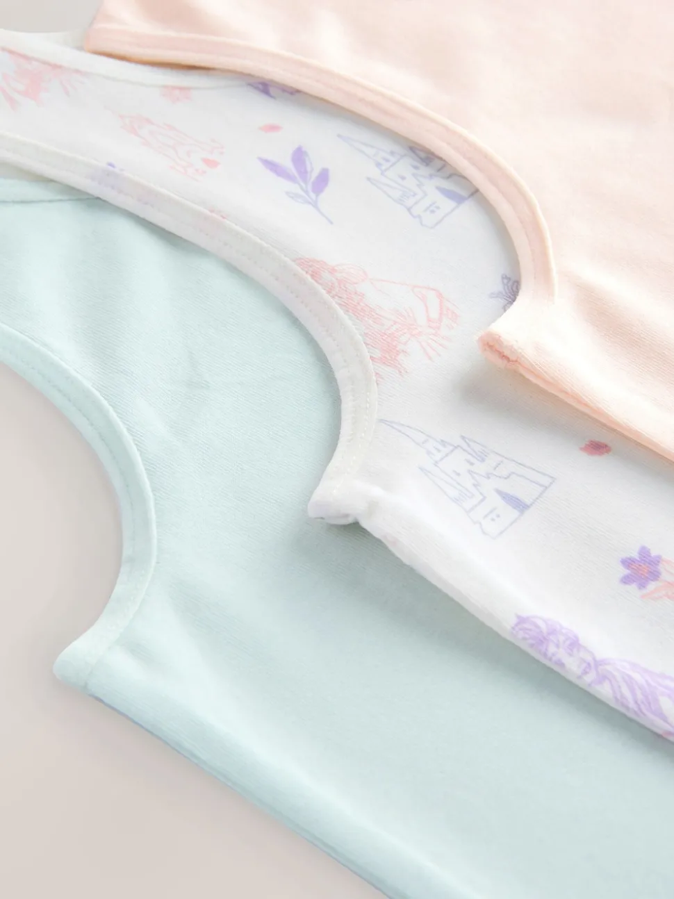 White/Blue Frozen Disney Vests 3 Pack (1.5-10yrs)