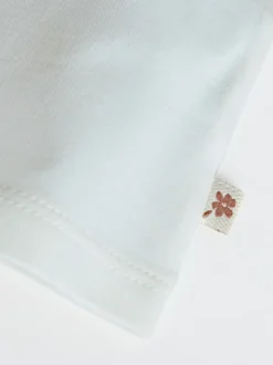 White/Brown Baby Long Sleeve Top and Trousers Set 2 Piece (0mths-2yrs)