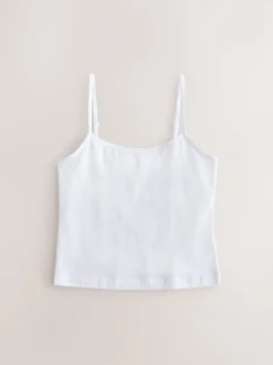 White Built in Shelf Cami Vest (9-16yrs) (9-16yrs)