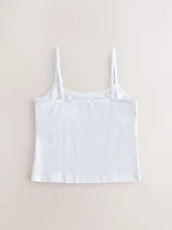 White Built in Shelf Cami Vest (9-16yrs) (9-16yrs)