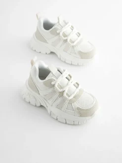 White Chunky Trainers