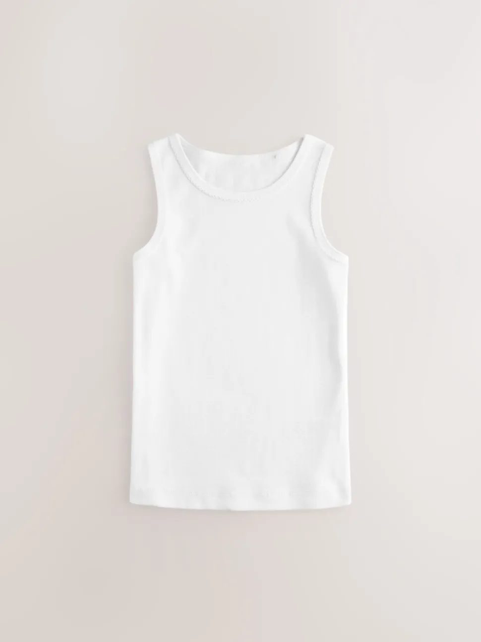 White 100% Cotton Vests 10 Pack (1.5-16yrs)