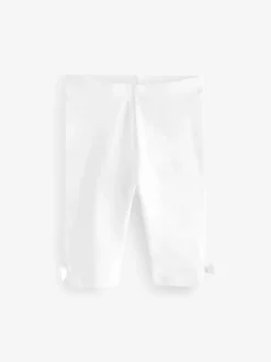 White Cropped Leggings (3mths-7yrs)