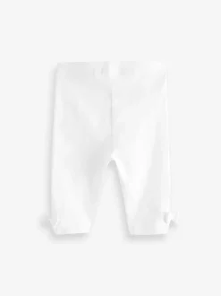 White Cropped Leggings (3mths-7yrs)