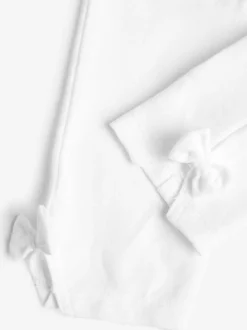 White Cropped Leggings (3mths-7yrs)