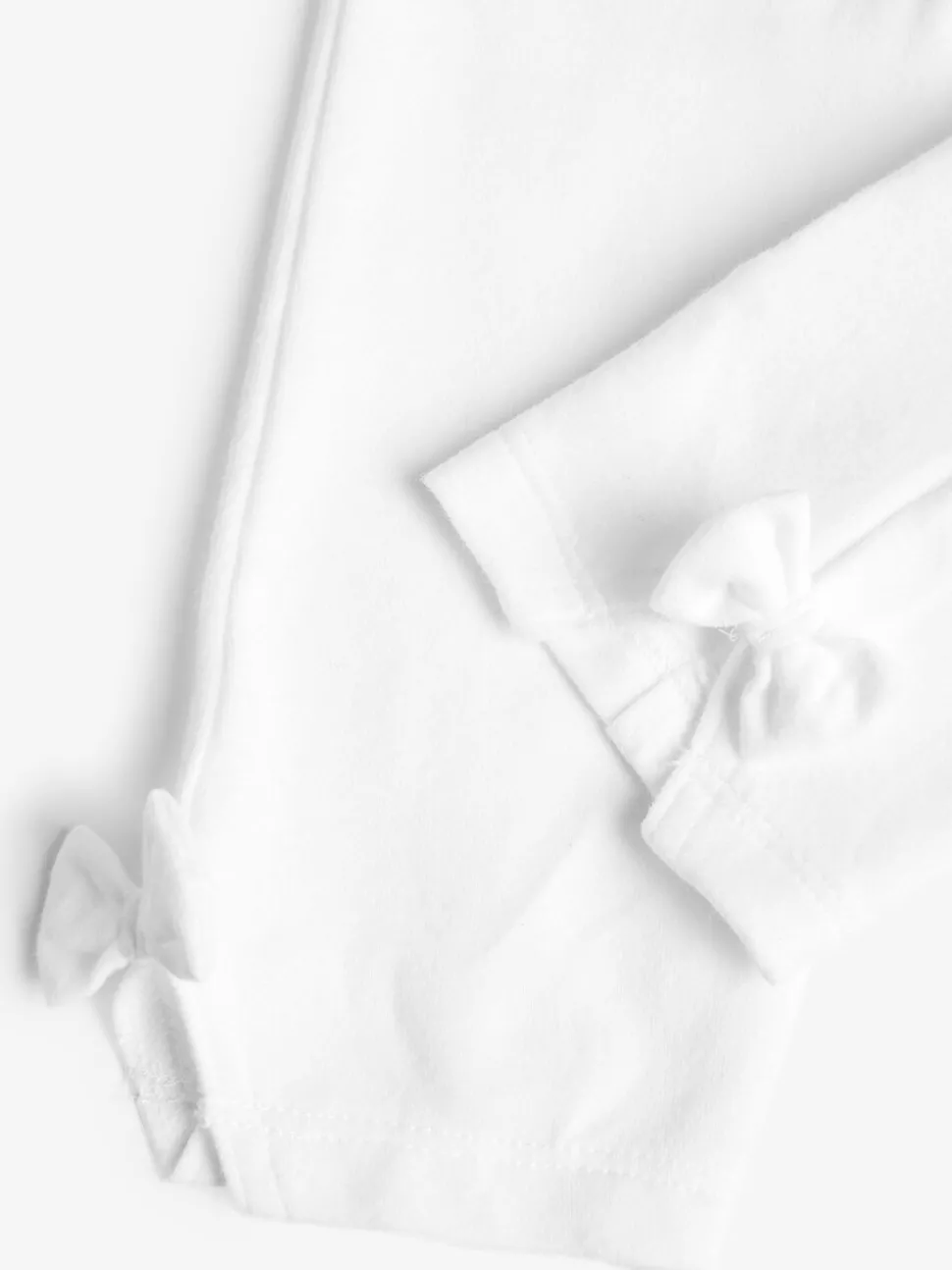 White Cropped Leggings (3mths-7yrs)