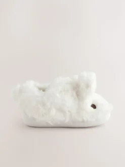 White Cupsole Slippers