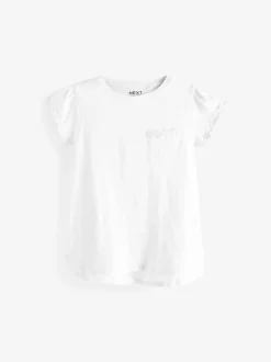 White Daisy Pocket T-Shirt (1.5-16yrs)