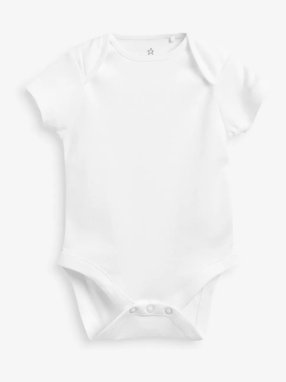 White Essential 7 Pack Short Sleeve Bodysuits