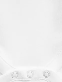 White Essential 7 Pack Short Sleeve Bodysuits