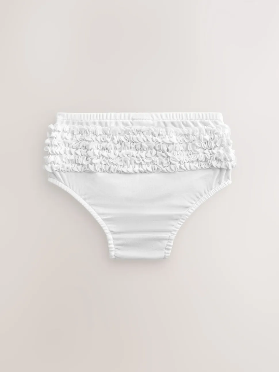 White Frill Baby Jersey Knickers 3 Pack (0mths-2yrs)