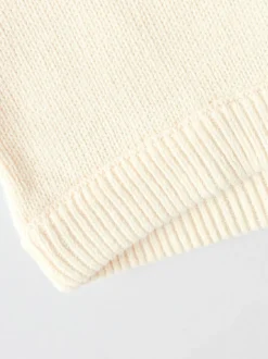 White Frill Knitted Bow Cardigan Set (0mths-3yrs)