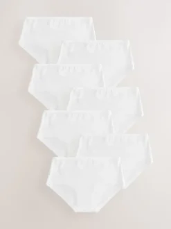White Hipsters 7 Pack (2-16yrs)