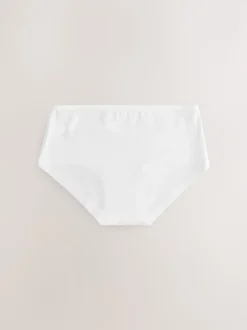 White Hipsters 7 Pack (2-16yrs)
