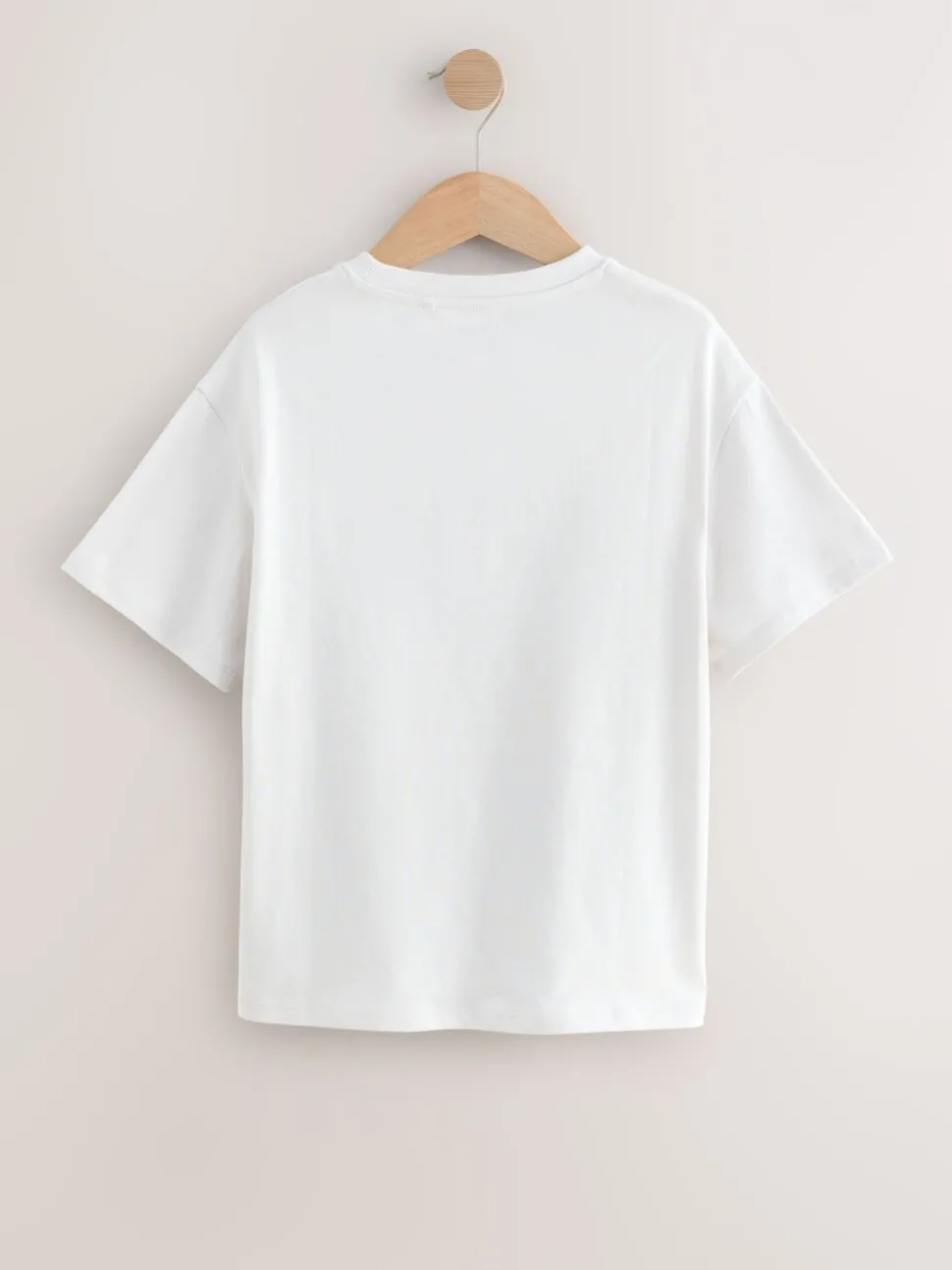 White Horses Oversized Graphic Print T-Shirt (3-16yrs)