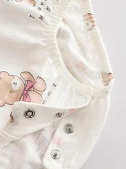 White I Love My Mummy Baby Bloomer Romper