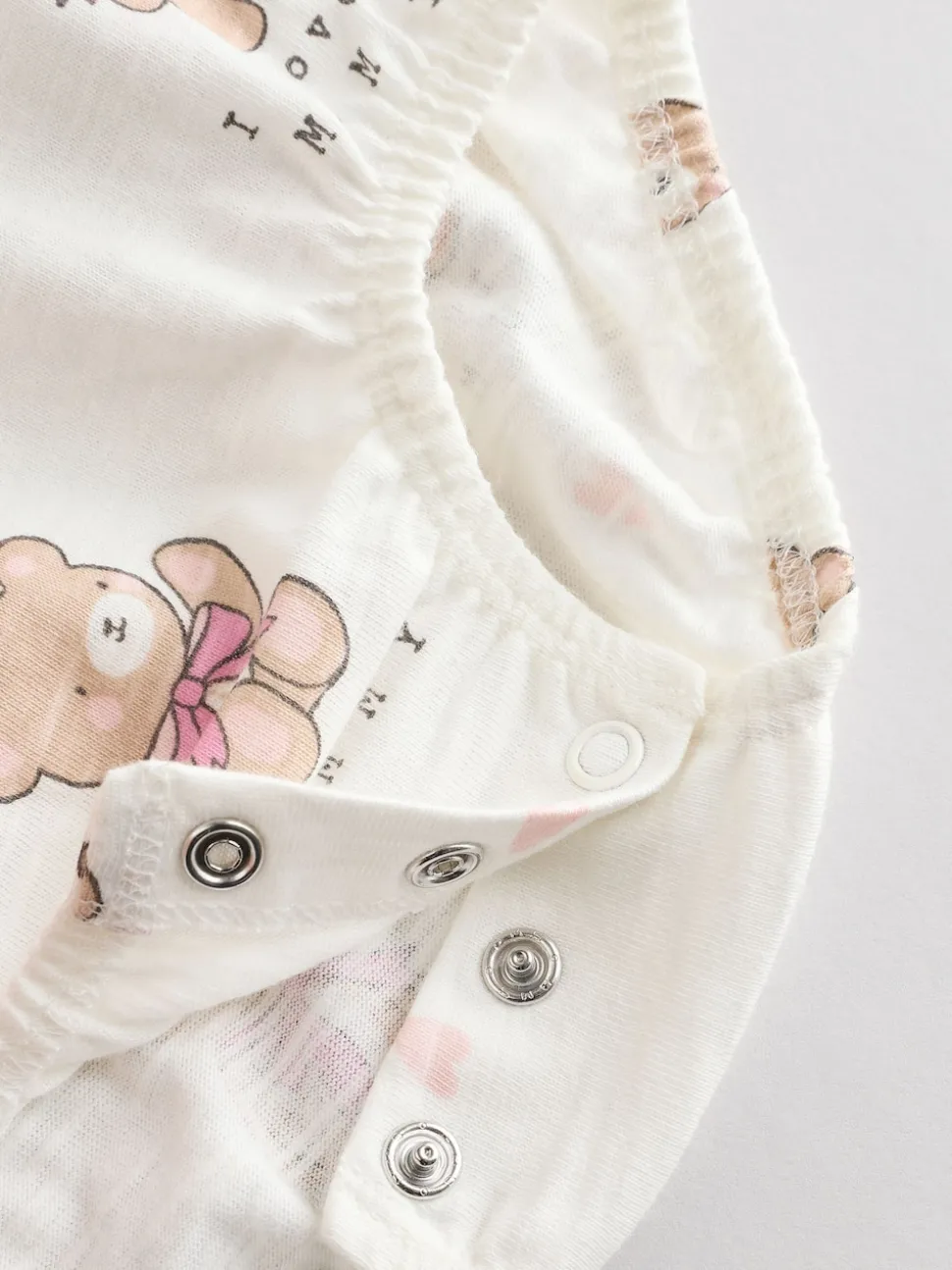 White I Love My Mummy Baby Bloomer Romper