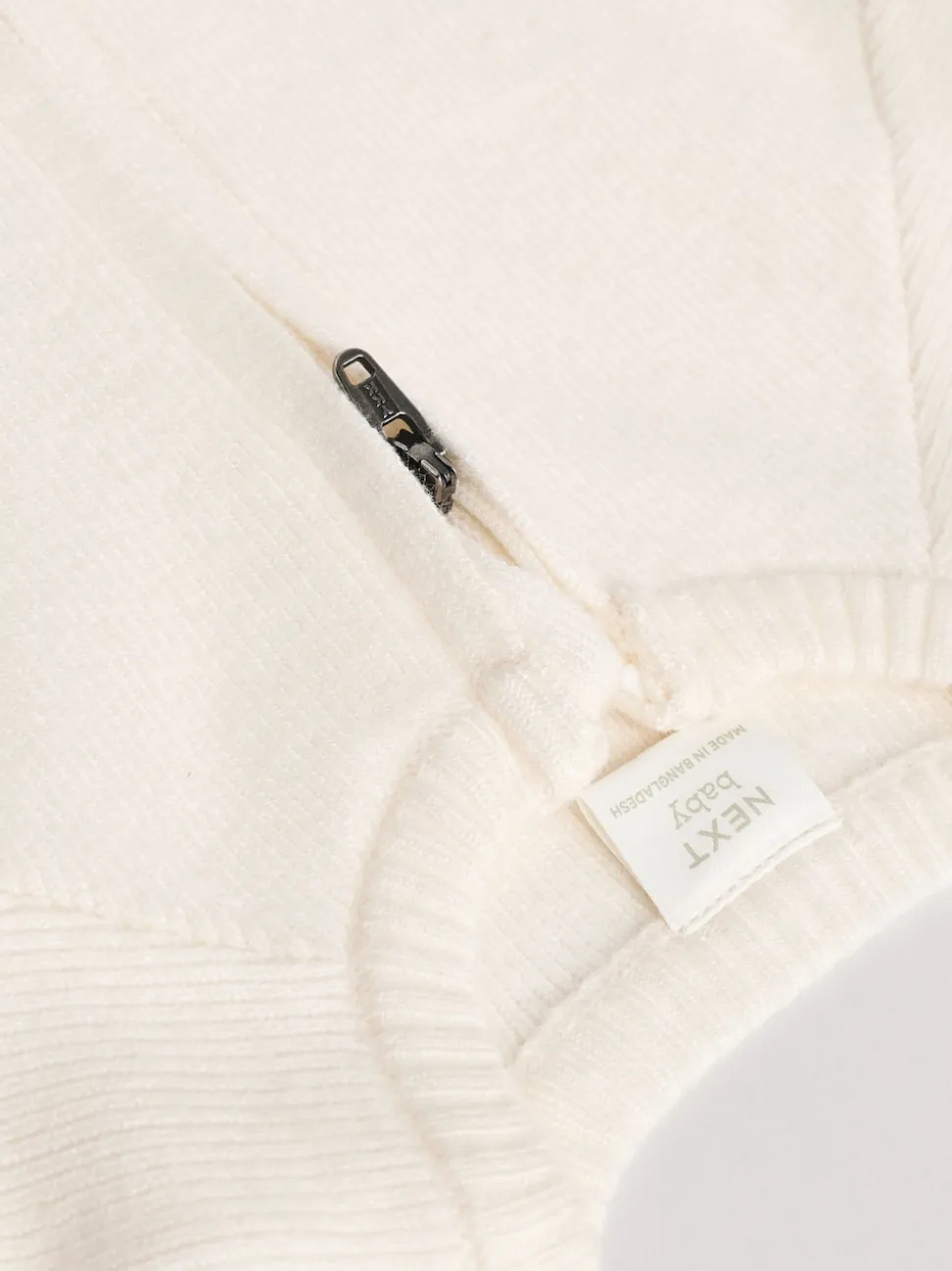 White Knitted Baby Cardigan