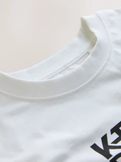 White KPOP Demon Hunters T-Shirt (6-16yrs)