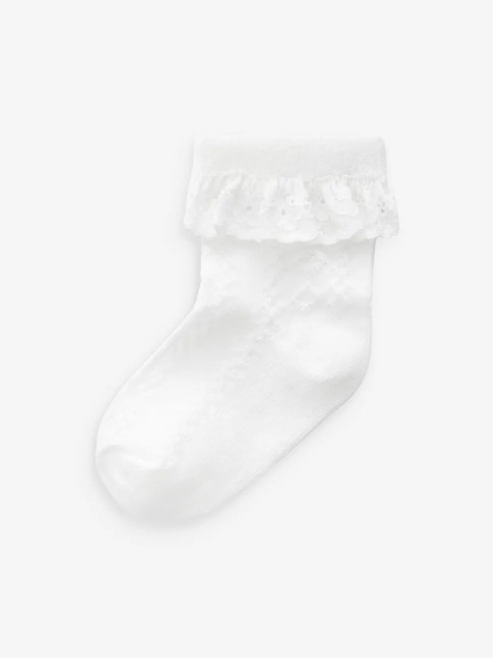 White Lace Baby Socks 3 Pack