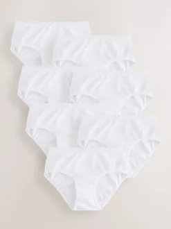 White Lace Briefs 7 Pack (1.5-16yrs)