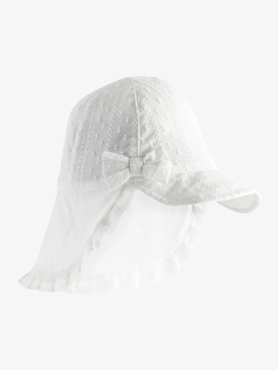 White Legionnaire Baby Hat (0mths-2yrs)