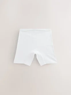 White Long Leg Short Briefs 5 Pack (2-16yrs)