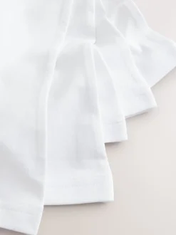 White Long Leg Short Briefs 5 Pack (2-16yrs)