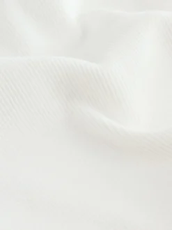 White Long Sleeve Ribbed Tops 3 Pack (3-16yrs)