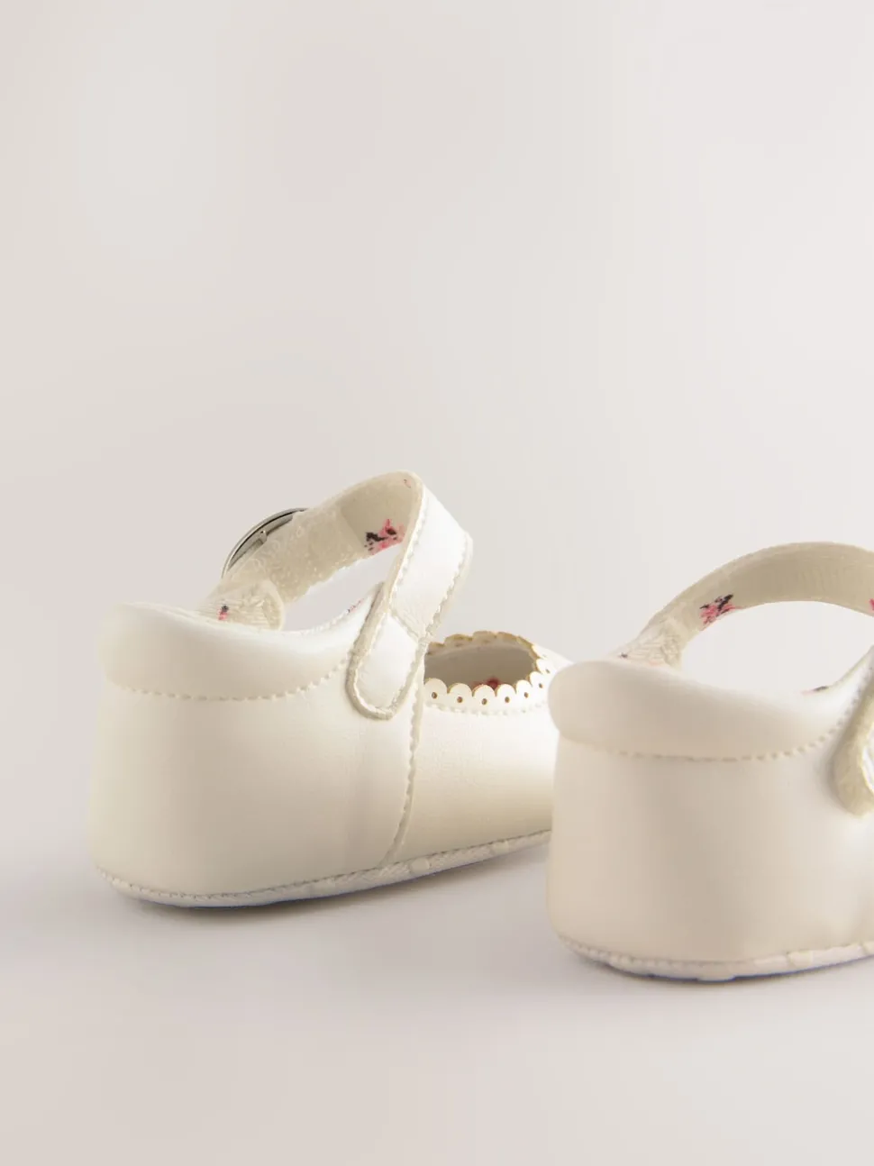White Mary Jane Baby Shoes (0-24mths)