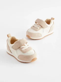 White Neutral Standard Fit (F) First Walker Trainers