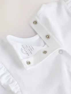 White Occasion Baby Sleepsuit (0mths-2yrs)