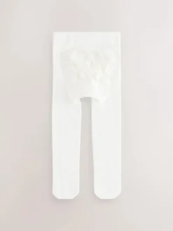 White Occasion Baby Tights 1 Pack (0mths-2yrs)