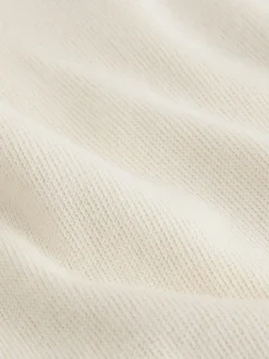 White Oversized Cosy Rib Sweatshirt (3-16yrs)