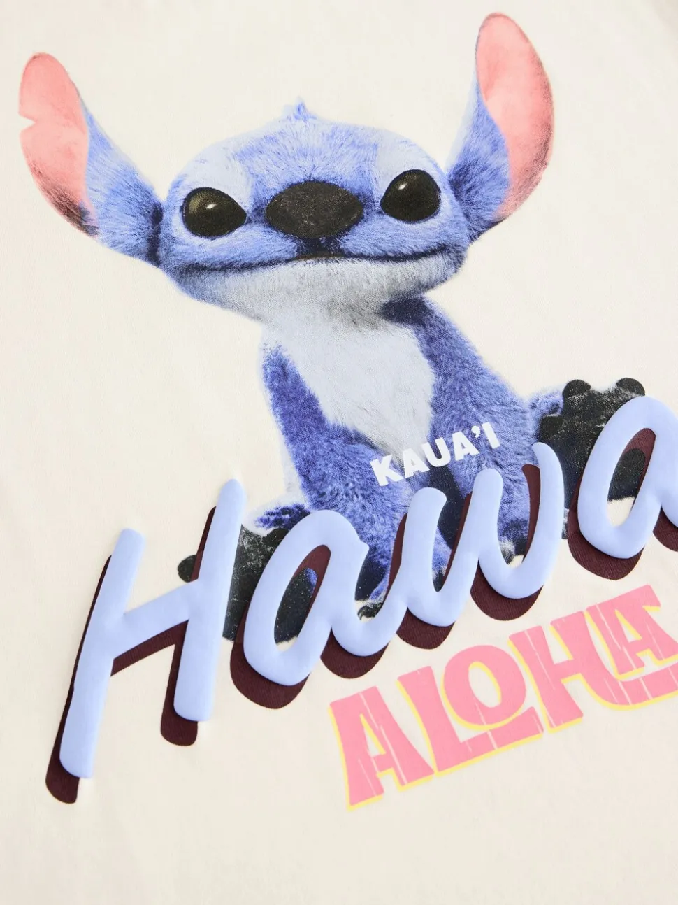 White Oversized 100% Cotton Disney Lilo and Stitch T-Shirt (3-16yrs)