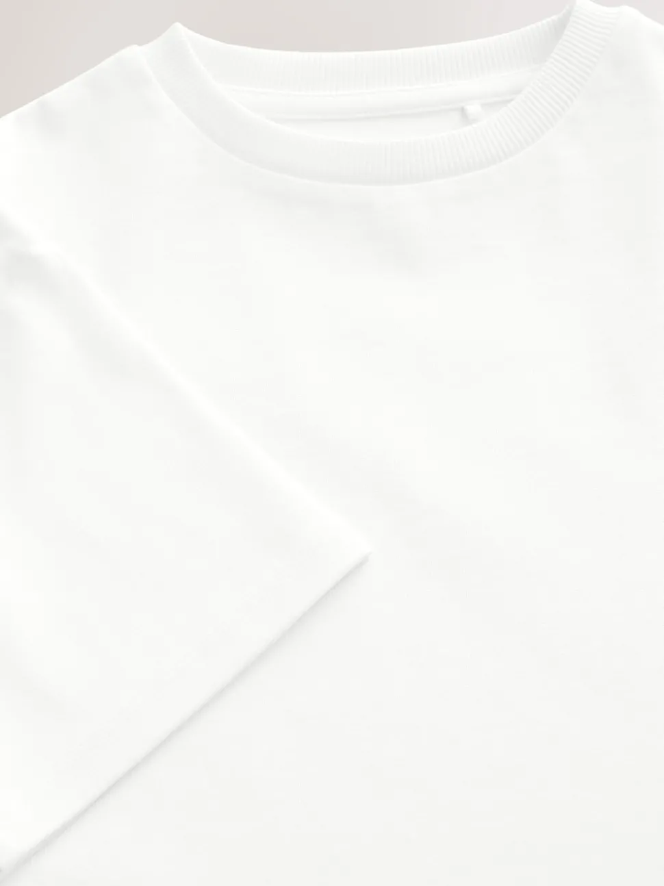 White Oversized Heavyweight 100% Cotton T-Shirt (3-16yrs)