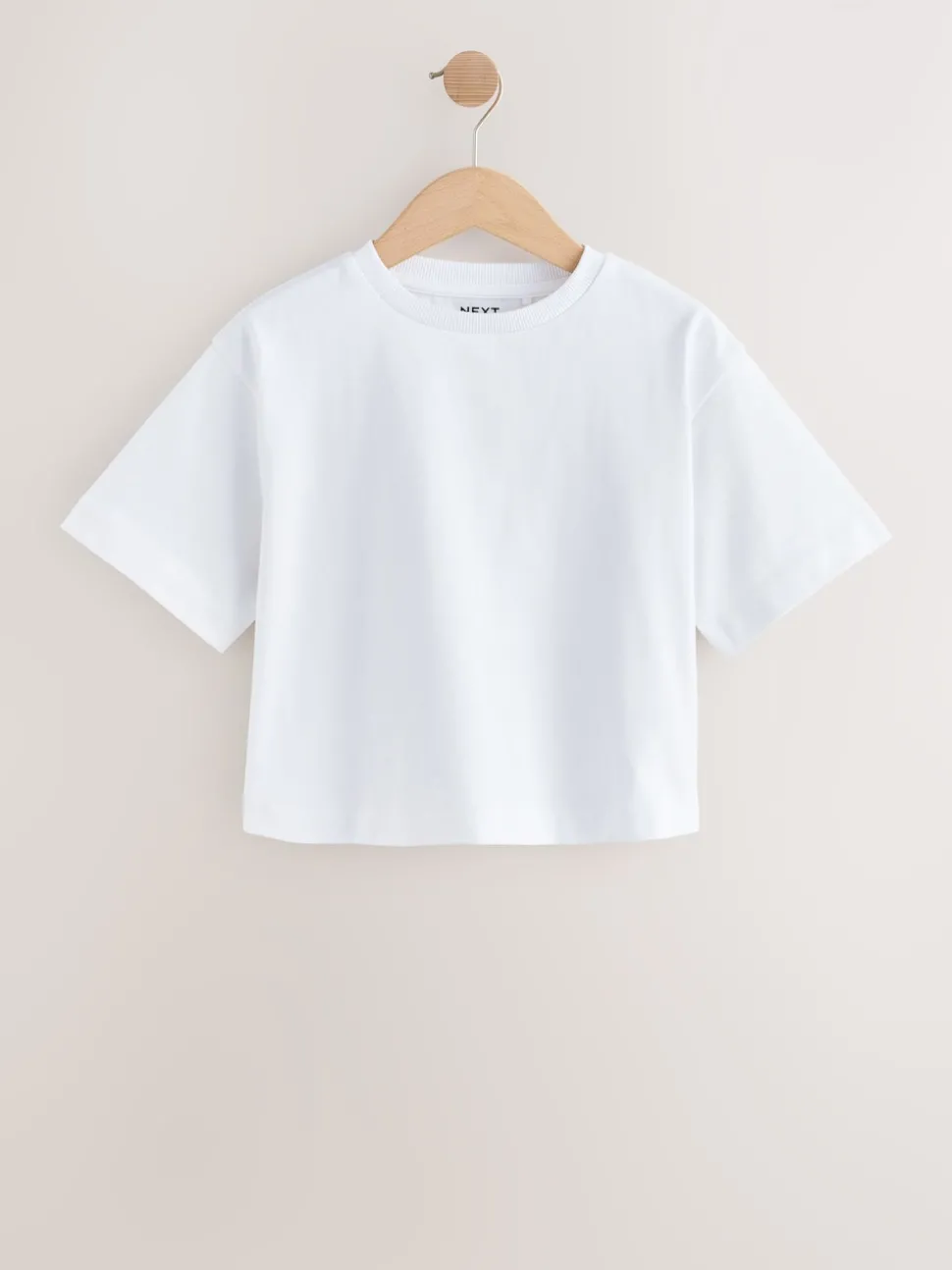 White Oversized Heavyweight Boxy T-Shirt (3-16yrs)
