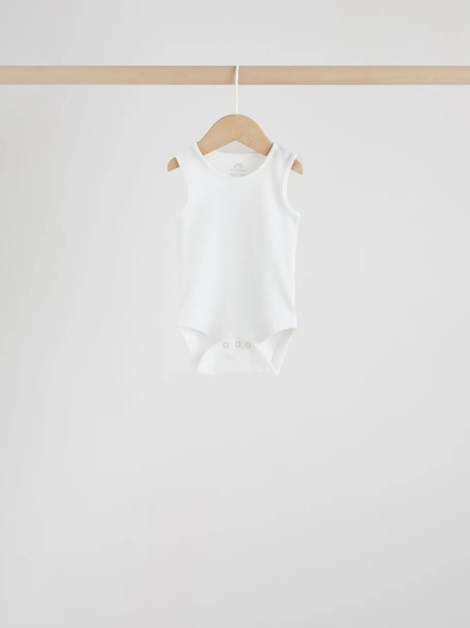White 10 Pack Baby Vest Bodysuits
