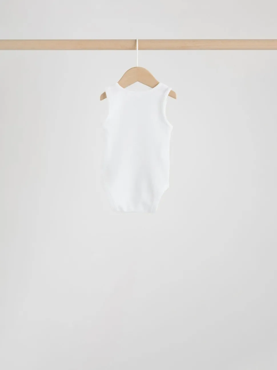 White 10 Pack Baby Vest Bodysuits