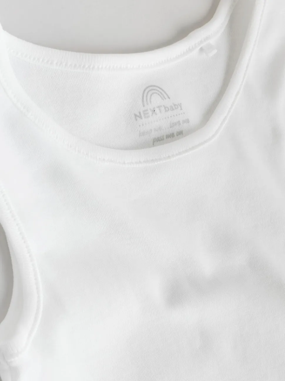 White 10 Pack Baby Vest Bodysuits