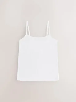 White 3 Pack Cami Vest (1.5-16yrs)