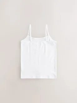 White 5 Pack Cami Vest (1.5-16yrs)