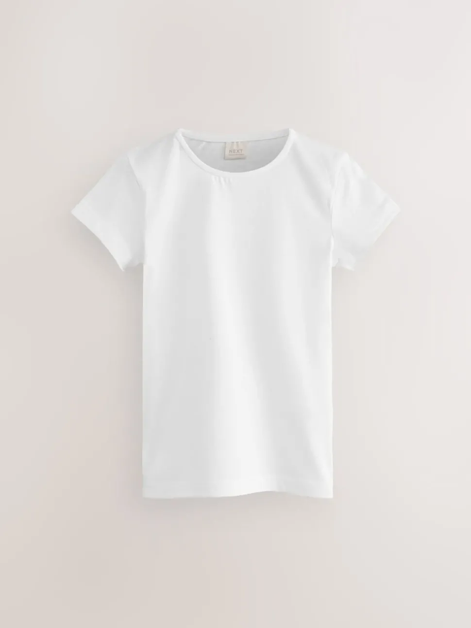 White 2 Pack 100% Cotton Gym School T-Shirts (3-16yrs)
