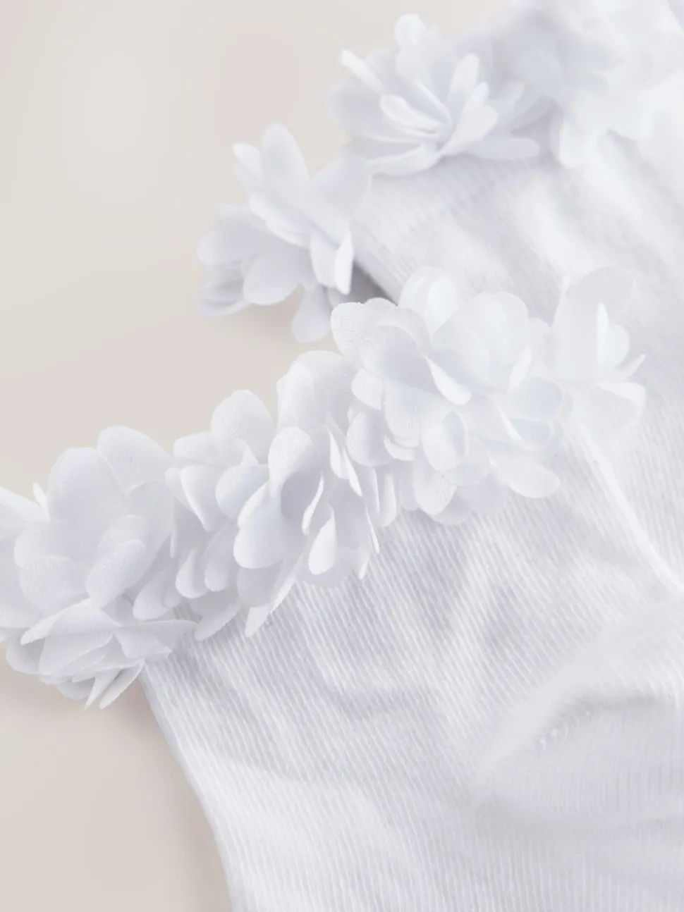 White 2 Pack Cotton Rich Bridesmaid Ankle Socks